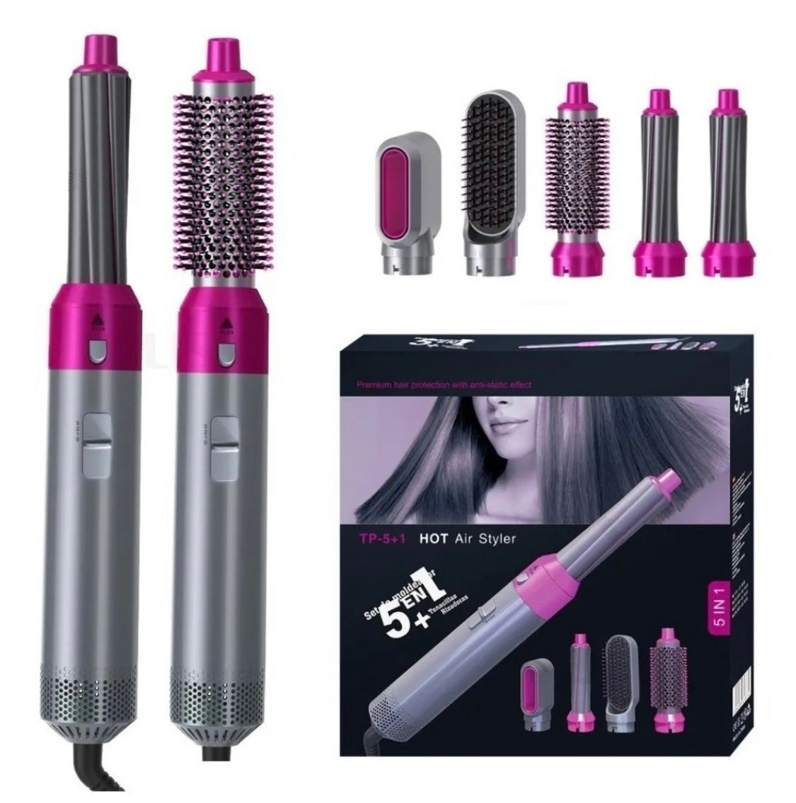 Cepillo secador 5 en 1 + ENVÍO GRATIS