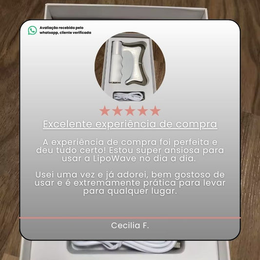 LipoWave - Massageador Corporal Anticelulite Cortezzo