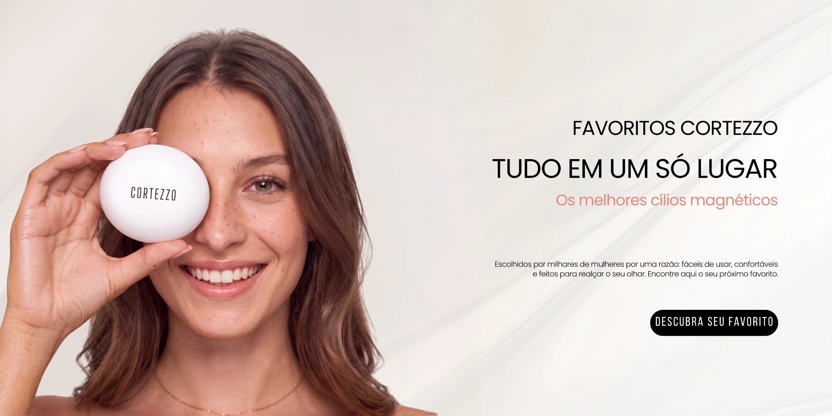 Banner Cortezzo – Produtos de beleza premium