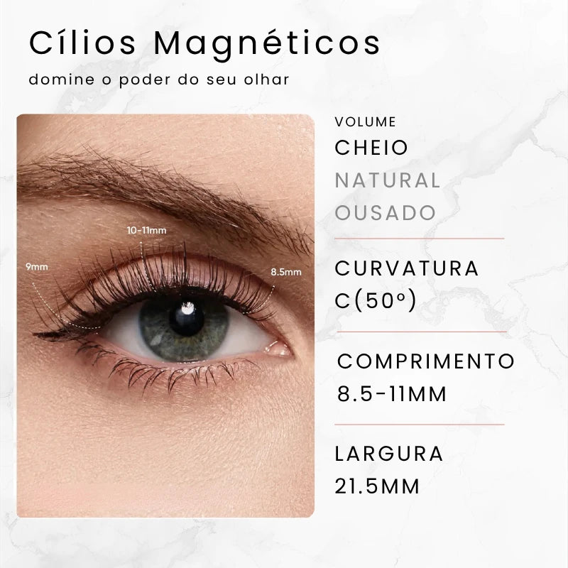 Cílios Magnéticos Bella | Volume Sofisticado